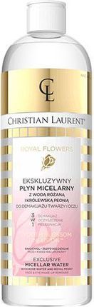 Eveline Cosmetics Christian Laurent Royal Flowers Ekskluzywny Płyn Micelarny Z Wodą Różaną I Królewską Peonią 3 W 1 500 Ml