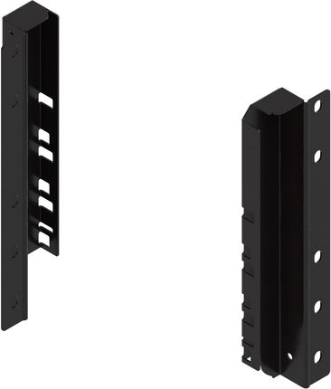 BLUM Z30D000SL Uchwyt drewnianej ścianki tylnej TANDEMBOX, wys. D (224 mm), prawy+lewy, czarna