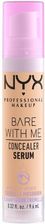 Zdjęcie NYX Professional Makeup Bare With Me Concealer Serum Korektor 04 Beige 9,6 ml - Pacanów