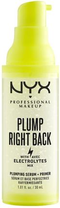 NYX Professional Makeup Plump Right Back Plump Serum And Primer Can't Stop Won't Stop baza pod podkład o długotrwałym działaniu 30ml - zdjęcie 3