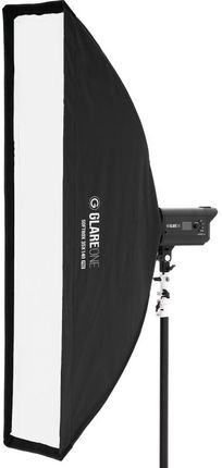 GlareOne Softbox 35x140 PRO - zestaw z gridem