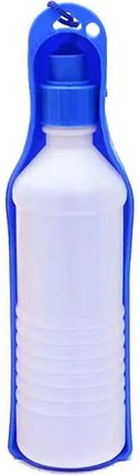 Mersjo Przenośna butelka na wodę dla zwierząt niebieska 250 ml