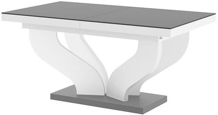Elior Szaro-Biały Prostokątny Stół Rozkładany Tutto 160x89cm