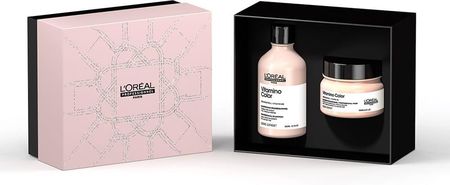 L'Oreal Professionnel Vitamino Color zestaw chroniący włosy farbowane w pudełku | szampon 300ml, maska 250ml