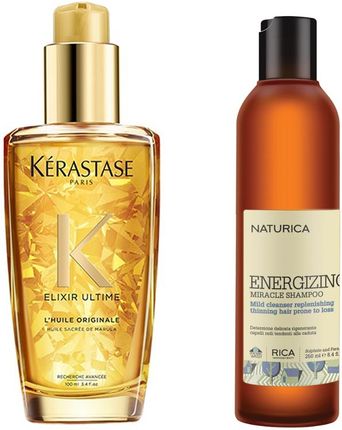 Kerastase Elixir Ultime L'Huile Originale and Naturica Energizing Miracle Zestaw do włosów