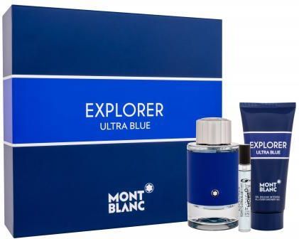 Montblanc Explorer Ultra Blue Zestaw Woda Perfumowana 100 ml + Woda Perfumowana 7.5 ml + Żel Pod Prysznic 100 ml