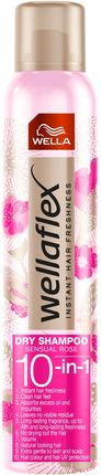 Wella Wellaflex Suchy Szampon Do Włosów Dry Shampoo Sensual Rose 10 In 1 180 ml