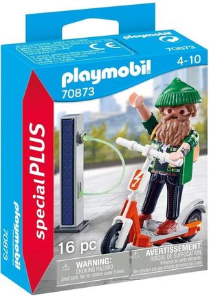 Playmobil  70873 Special Plus Hipster Zel.Ektryczną Hulajnogą