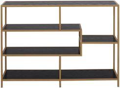 Zdjęcie Actona Regał Favors Asymmetric 114X78 Cm Czarno Złoty 181499 - Reda