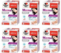 Zestaw 6x Doppelherz aktiv Mama Premium, 60 kapsułek - Ciąża i macierzyństwo