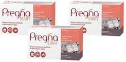 Zestaw 3x Pregna START suplement diety dla kobiet planujących ciążę, 30tabletek - Ciąża i macierzyństwo