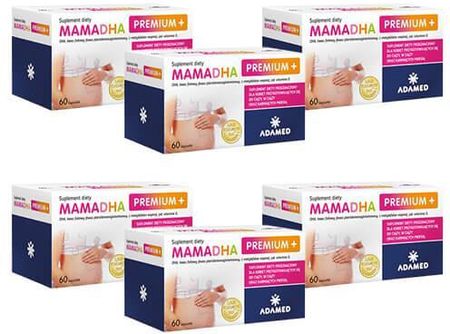 MamaDHA Premium + 6 x 60 kaps.