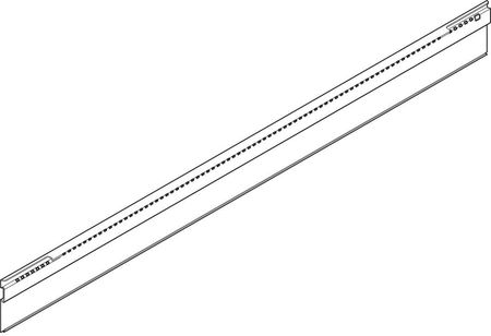 BLUM Z49L422S INTIVO, uchwyt profilu na podział poprzeczny, do długości 450mm, biały