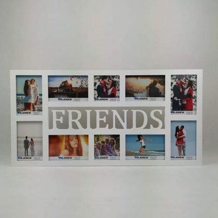 Wajdrew Multirama ramka na zdjęcia z napisem Friends 10 zdjęć 10x10 15x10