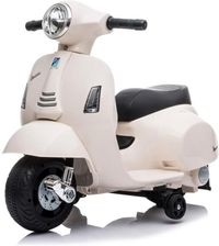 Zdjęcie Sun Baby Jeździk Skuter Na Akumulator Scooter Vespa Biały - Inowrocław