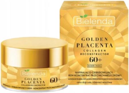 Krem Bielenda Golden Placenta 60+ Napinająco Odbudowujący na dzień i noc 50ml