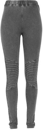 Urban Classics Jersey Denim damskie legginsy, dark grey - Veľkosť:XS