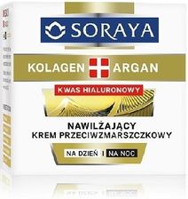 Zdjęcie Krem Soraya Kolagen Argan nawilżający Przeciwzmarszczkowy na noc 50ml - Zagórz