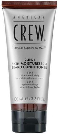 American Crew 2In1 Skin Moisturizing And Beard Conditioner Krem Nawilżający Do Twarzy I Odżywka Do Brody 2W1 100ml