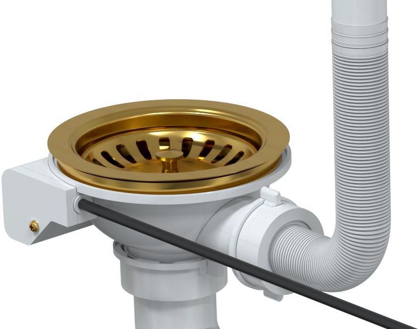 Syfon Quadron PDV Złoto (13GR314GP2APG1) - Opinie i ceny na Ceneo.pl