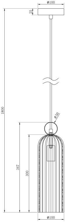 ANTIC LAMPA WISZĄCA MOD302PL-01W MAYTONI