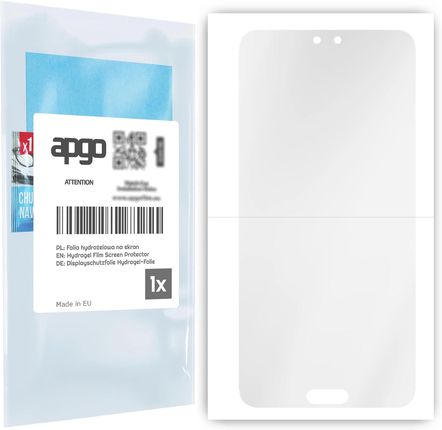 Folia Ochronna Hydrożelowa Na Ekran Do Huawei P20 Pro - Na Cały Ekran Apgo Hydrogel Tpu 5D Full Glue