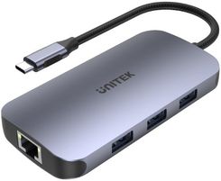 Zdjęcie Unitek Hub Usb-C N9+ Usb-C Hdmi Pd 100W Sd (D1071A) - Rudnik nad Sanem
