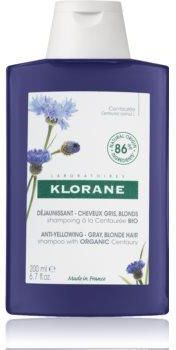 Klorane Cornflower Organic szampon neutralizujący żółtawe odcienie 200ml