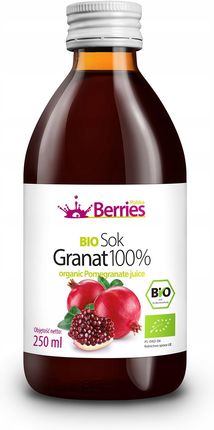 Berries Polska Sok Bio Granat 100% Eko Z Granatu 250Ml