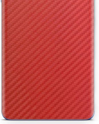 Apgo Folia naklejka skórka strukturalna na TYŁ do Lenovo Tab 4 10 Plus - Carbon Czerwony - SKINS (CARCEAPGO004678TYT)