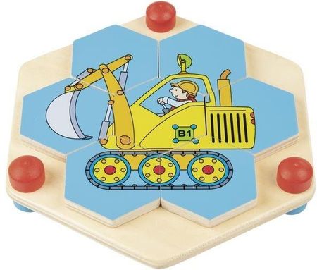 Goki Puzzle Hexagonalne Pojazdy (57452)