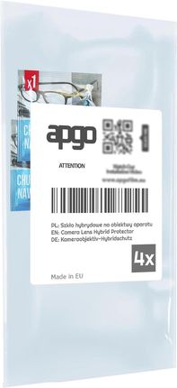 Apgo 4x Szkło hybrydowe na aparat obiektyw kamerę 9H do Huawei MatePad 6 - hybrid Camera Lens Protector (CAMAPGO006394CCT)