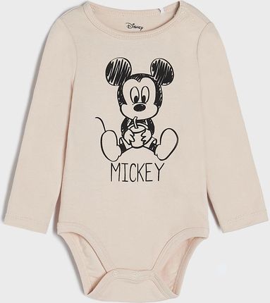 Sinsay - Body Myszka Miki - Beżowy - Ceny i opinie - Ceneo.pl