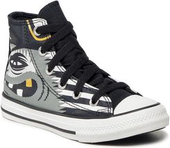 Trampki CONVERSE - Ctas Hi 372729C White/Black/Gold