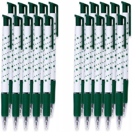 Toma Komplet 20X Długopis Automatyczny 0 5 Mm Zielony (TO06943)
