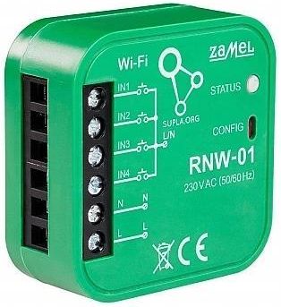 Zamel Sp. Z O.O. Interfejs 4-Wejść Supla Wi-Fi Rnw-01 (RNW01) - zdjęcie 5 Zamel Sp. Z O.O. Interfejs 4-Wejść Supla Wi-Fi Rnw-01 (RNW01)