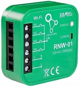 Zamel Sp. Z O.O. Interfejs 4-Wejść Supla Wi-Fi Rnw-01 (RNW01)