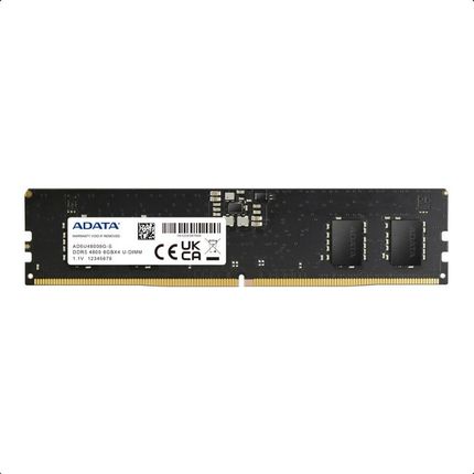 Pamięć RAM Adata Premier DDR5 4800 DIMM 8GB 4800 ST (AD5U48008GS)