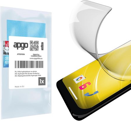 Folia Ochronna Hydrożelowa Na Ekran Do Apple Iphone 4 - Na Cały Ekran Apgo Hydrogel Tpu 5D Full Glue