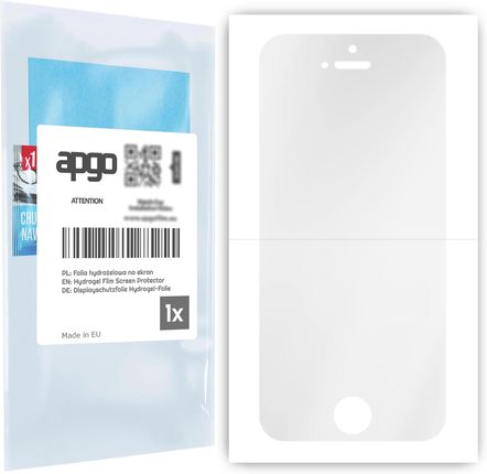 Folia Ochronna Hydrożelowa Na Ekran Do Apple Iphone Se (2016 Pierwszy Model) - Na Cały Ekran Apgo Hydrogel Tpu 5D Full Glue