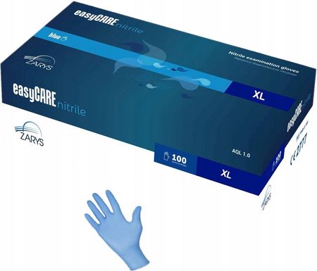 Zarys Rękawice Rękawiczki Nitrylowe Bezpudrowe Blue Xl