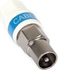 Dipol Wtyk antenowy IEC Cabelcon na przewód RG-6/Triset-113 