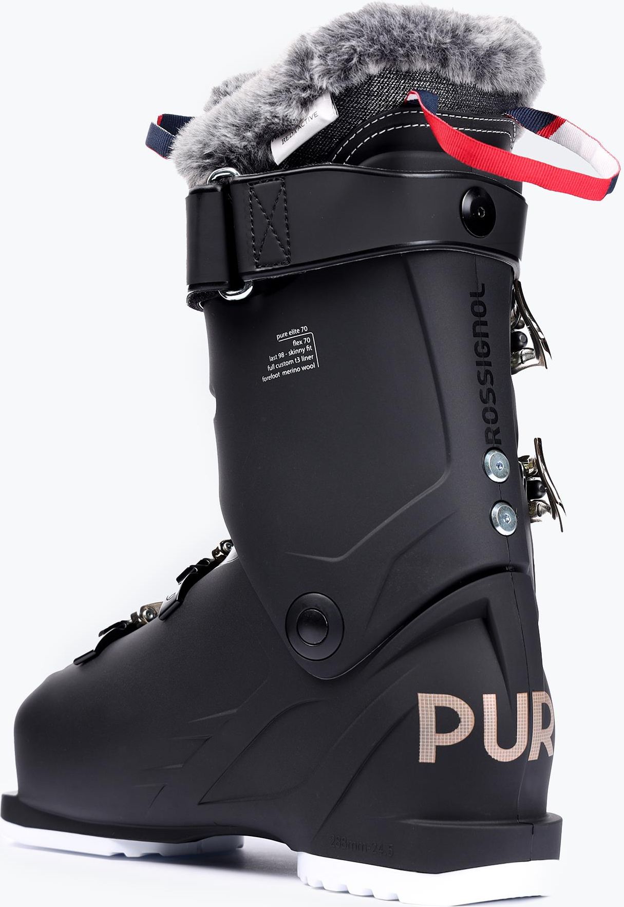 Rossignol Pure Elite 70 Rbj2240 Czarny 21/22 - zdjęcie 3 Rossignol Pure Elite 70 Rbj2240 Czarny 21/22
