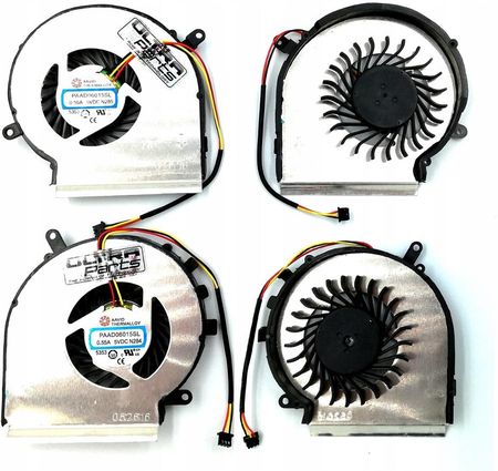 Ventola CPU Nuova Per Notebook MSI GE62 GL62 GE72 GL72 GP62 GP72 – 3 Pin, 5V, Modello PAAD06015SL N302