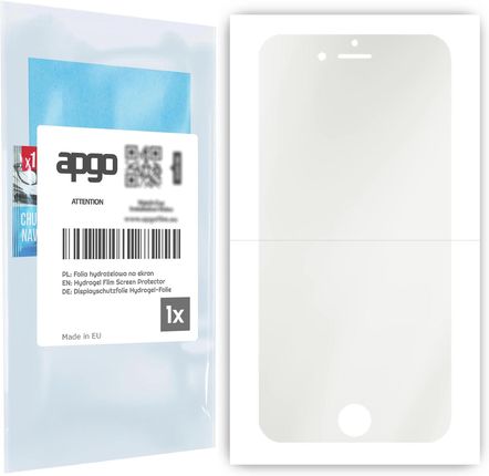 Folia Ochronna Hydrożelowa Matowa Na Ekran Do Apple Iphone Se (2020) - Na Cały Ekran Apgo Hydrogel Matte 5D Full Glue