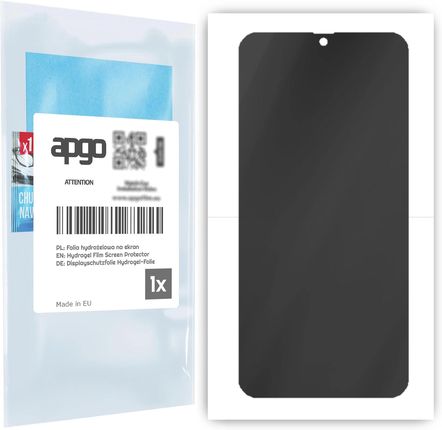 Folia Ochronna Hydrożelowa Prywatyzująca Na Ekran Do Samsung Galaxy M21 - Na Cały Ekran Apgo Hydrogel Privacy 5D Full Glue