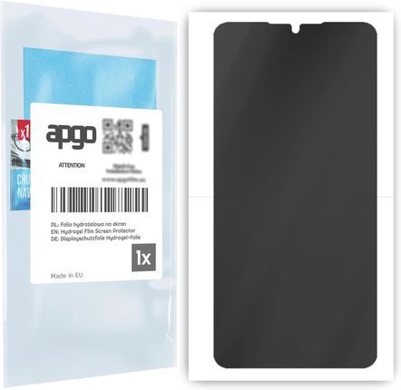 Folia Ochronna Hydrożelowa Prywatyzująca Na Ekran Do Xiaomi Mi Note 10 Lite - Na Cały Ekran Apgo Hydrogel Privacy 5D Full Glue