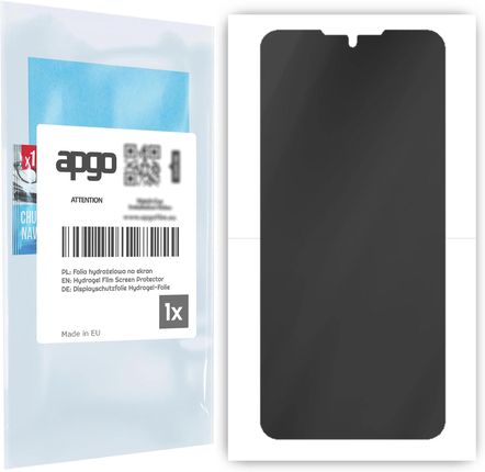 Folia Ochronna Hydrożelowa Prywatyzująca Na Ekran Do Xiaomi Redmi Note 8T - Na Cały Ekran Apgo Hydrogel Privacy 5D Full Glue