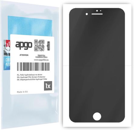 Folia Ochronna Hydrożelowa Prywatyzująca Na Ekran Do Apple Iphone 7 Plus - Na Cały Ekran Apgo Hydrogel Privacy 5D Full Glue