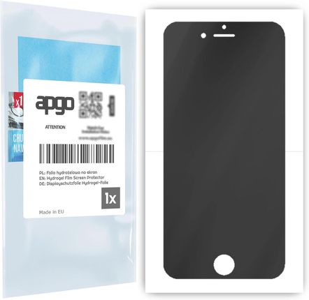 Folia Ochronna Hydrożelowa Prywatyzująca Na Ekran Do Apple Iphone Se (2020) - Na Cały Ekran Apgo Hydrogel Privacy 5D Full Glue